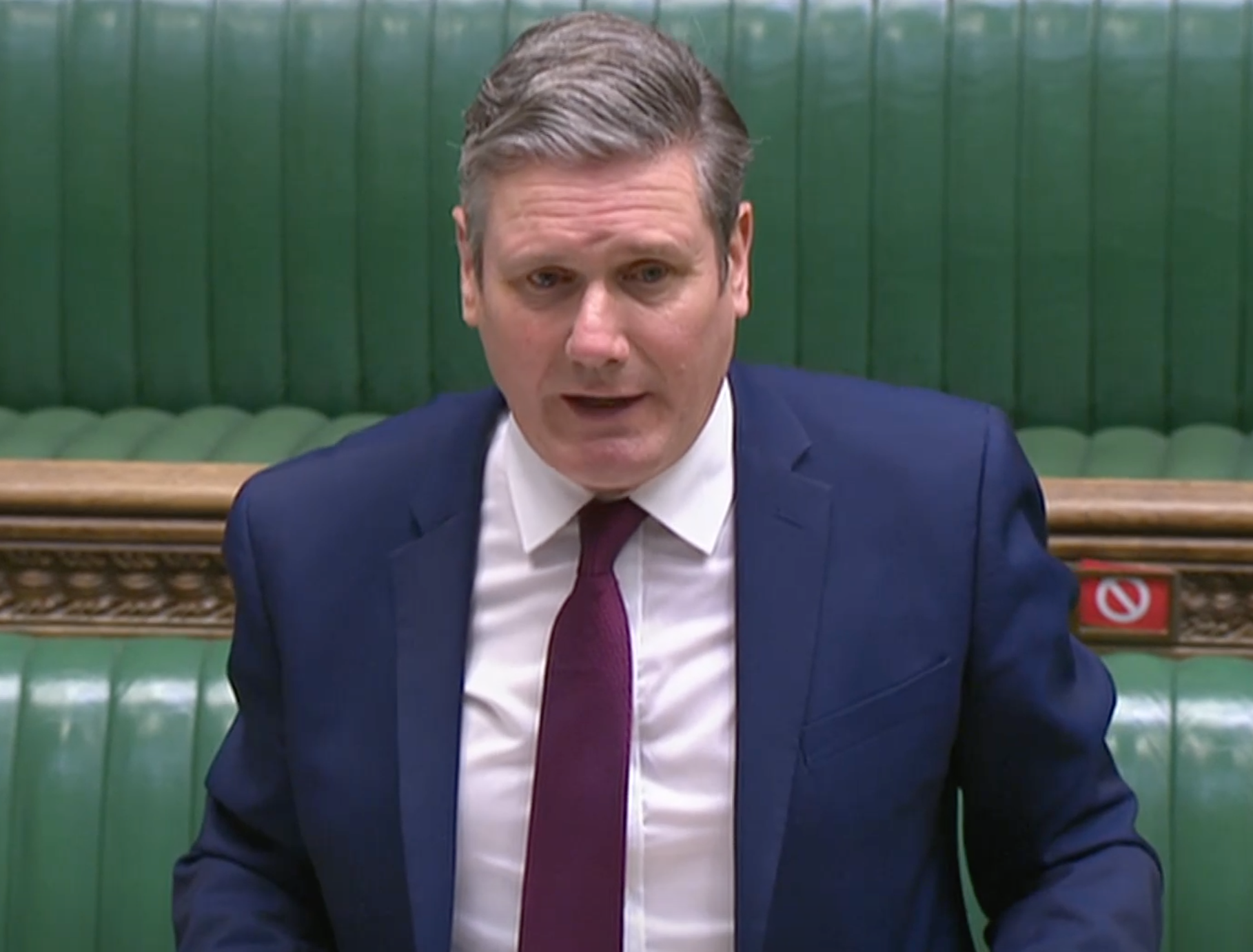 Leader of the Opposition Keir Starmer at PMQs this week