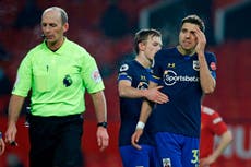 Southampton to appeal Bednarek red card in 9-0 thrashing by United