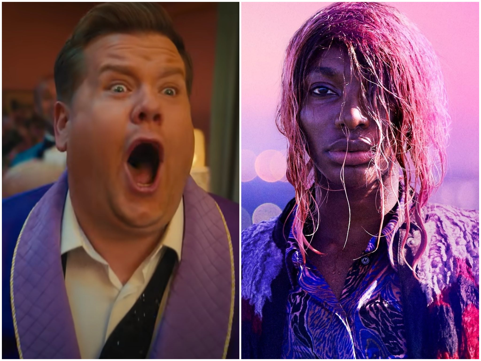 The haves and have-nots: James Corden in The Prom and Michaela Coel in I May Destroy You