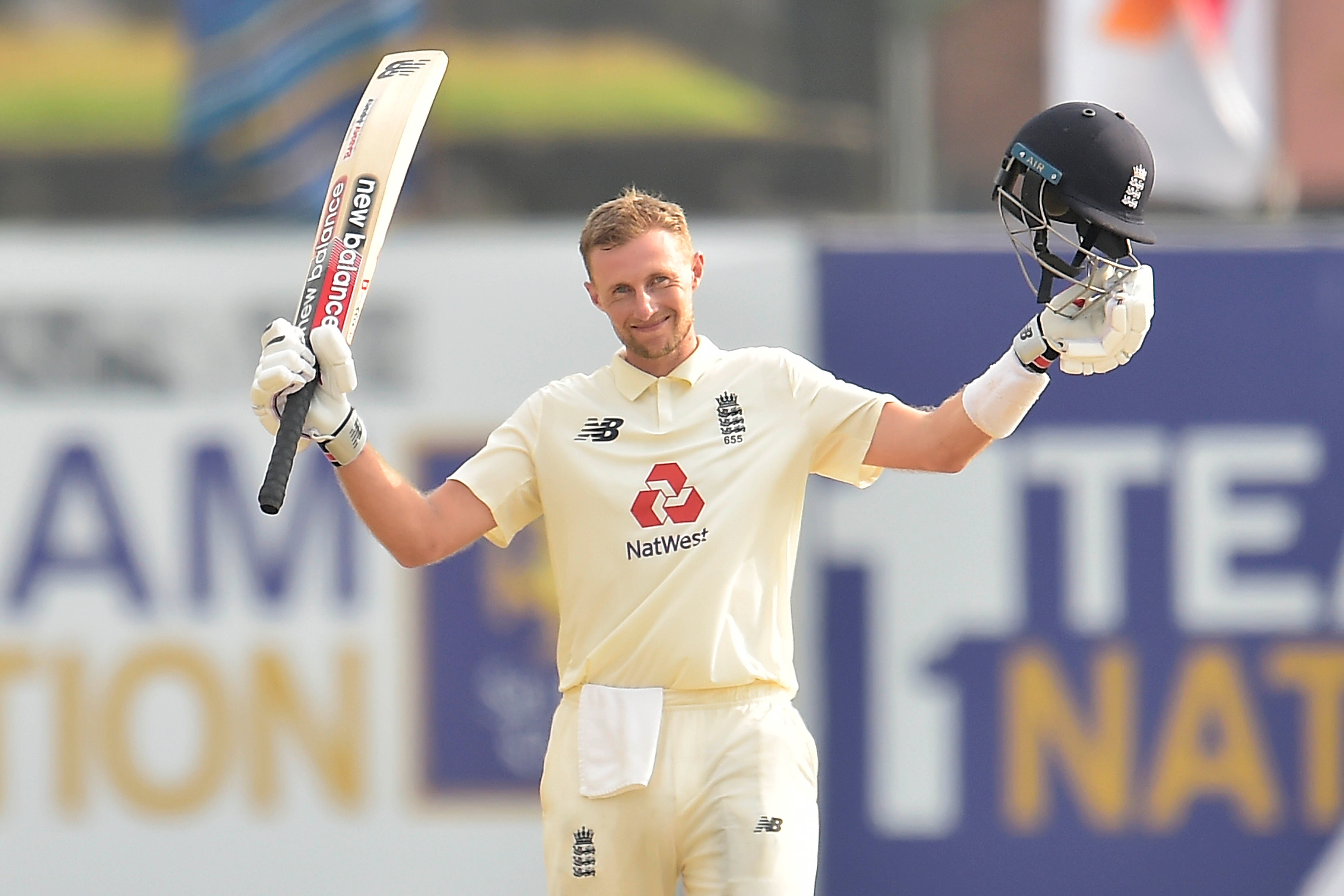 Joe Root wins his 100th cap for England in Chennai