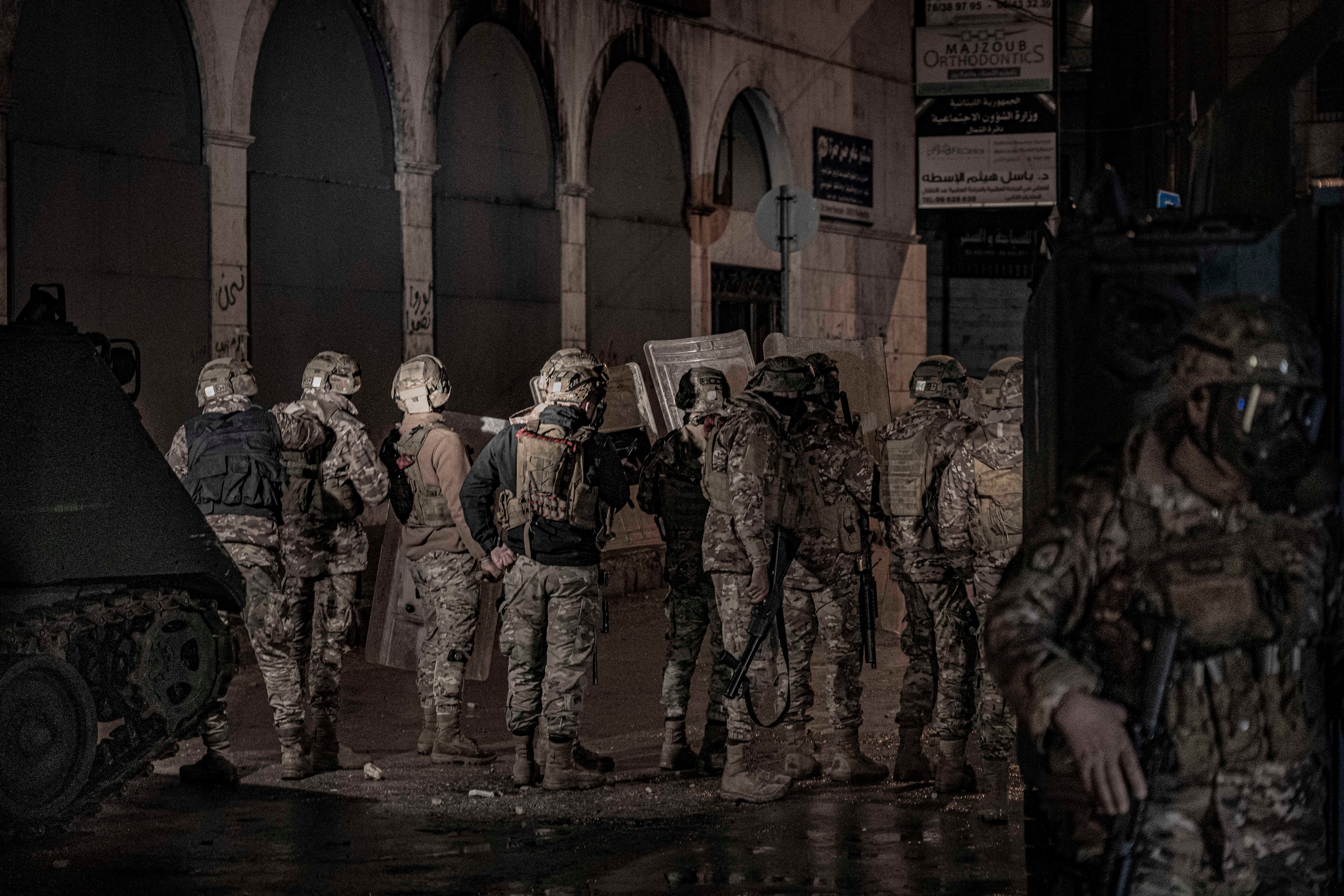 Soldiers on the streets of Tripoli