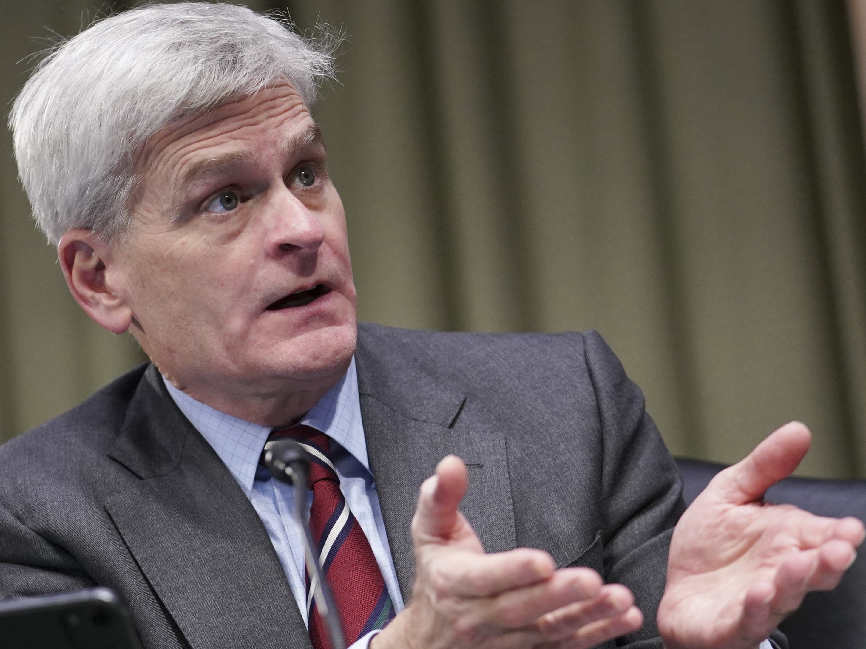 Senator Bill Cassidy in the Capitol.