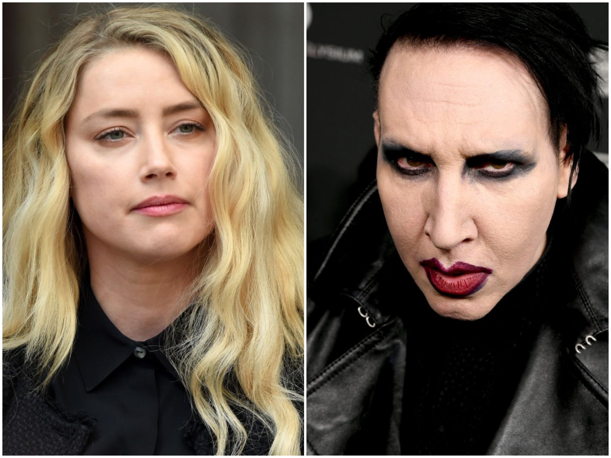 Amber Heard and Marilyn Manson