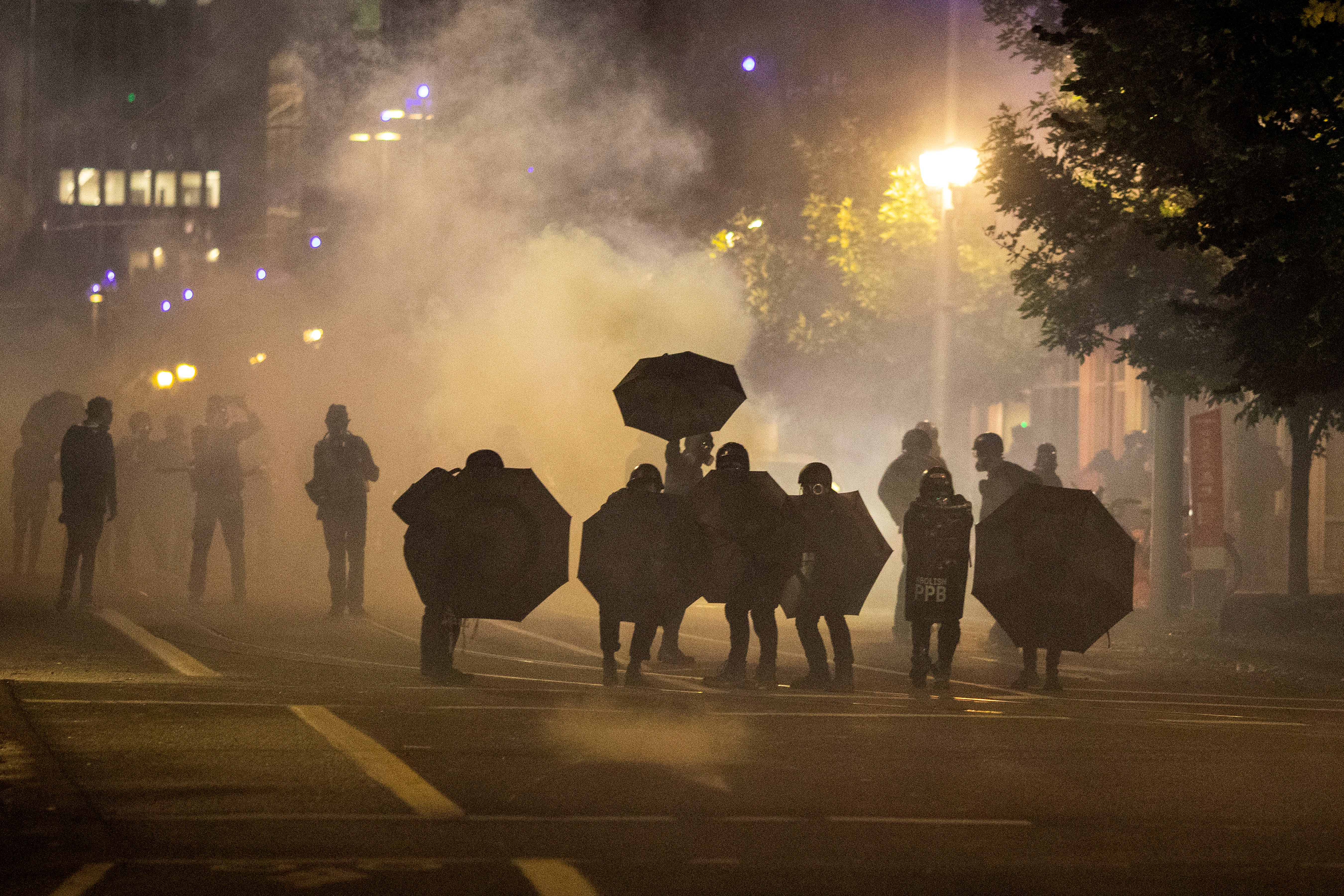 Protests in Portland, Oregon, in 2020