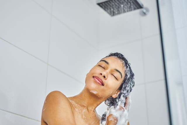 <p>Research shows that 45% of women say they shampoo two to three times a week</p>