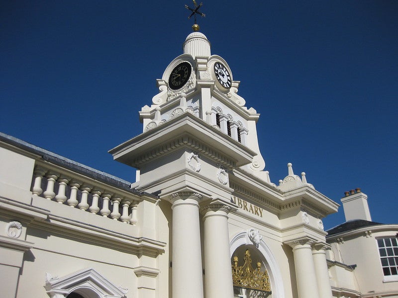 The town library