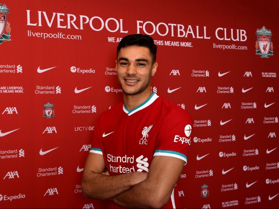 Liverpool defender Ozan Kabak