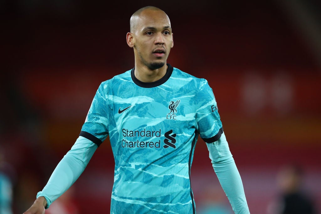 Liverpool’s Brazilian midfielder Fabinho has played mostly in defence this season