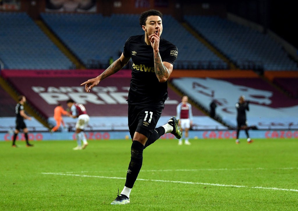 Jesse Lingard scores for West Ham