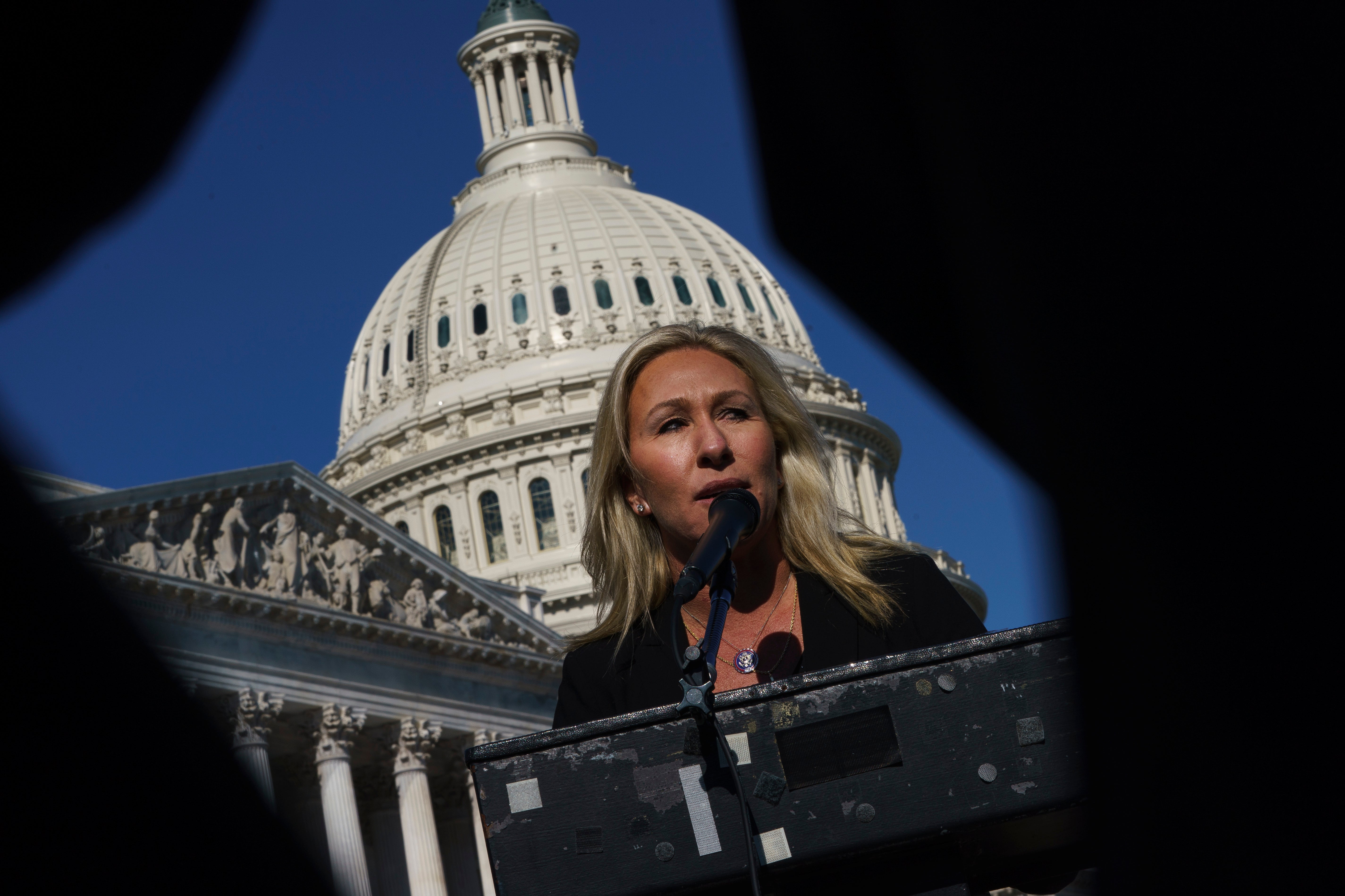 Marjorie Taylor Greene has been in Congress barely a month