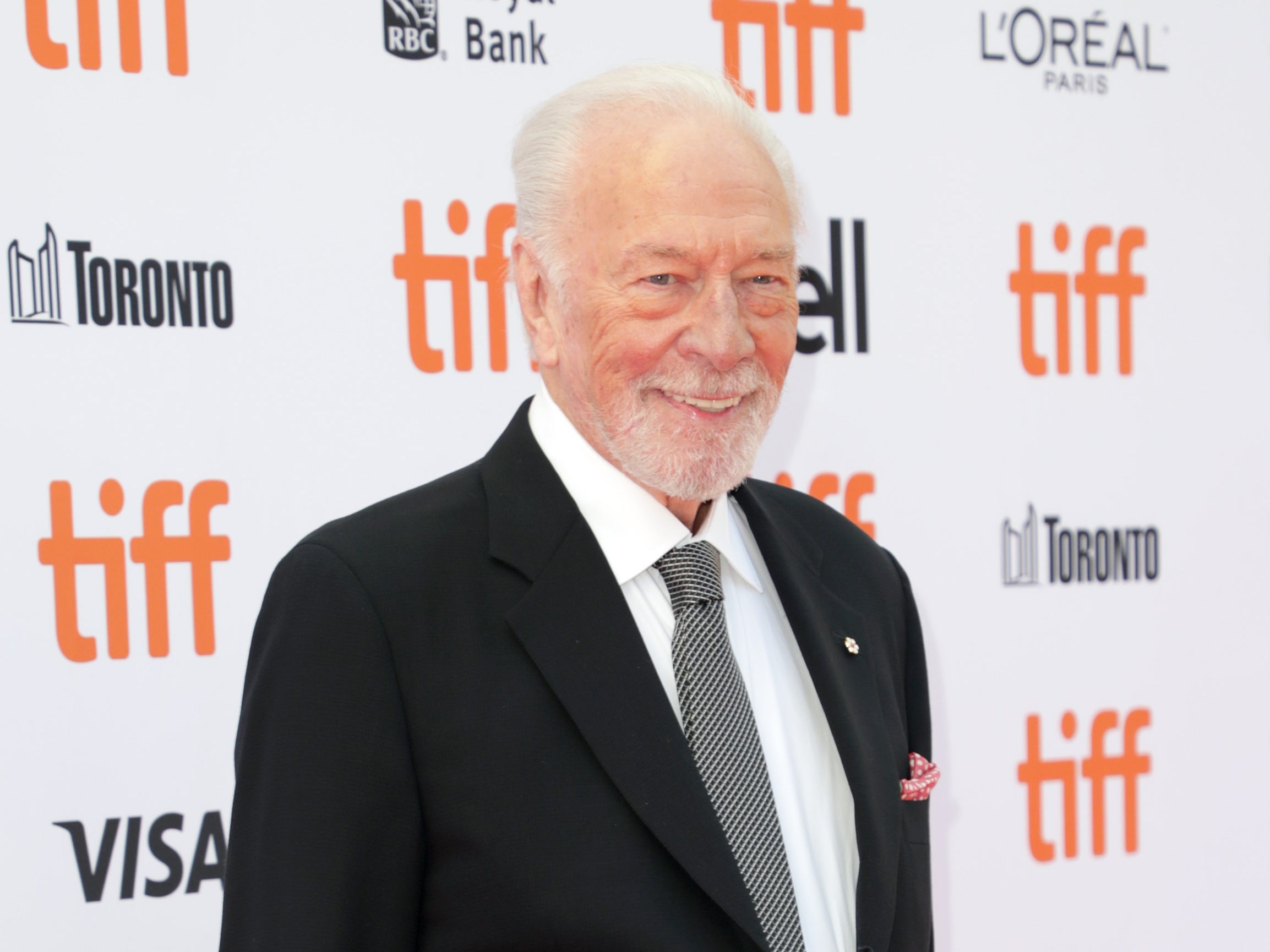 Christopher Plummer attends the ‘Knives Out’ premiere during the 2019 Toronto International Film Festival on 7 September 2019 in Toronto, Canada