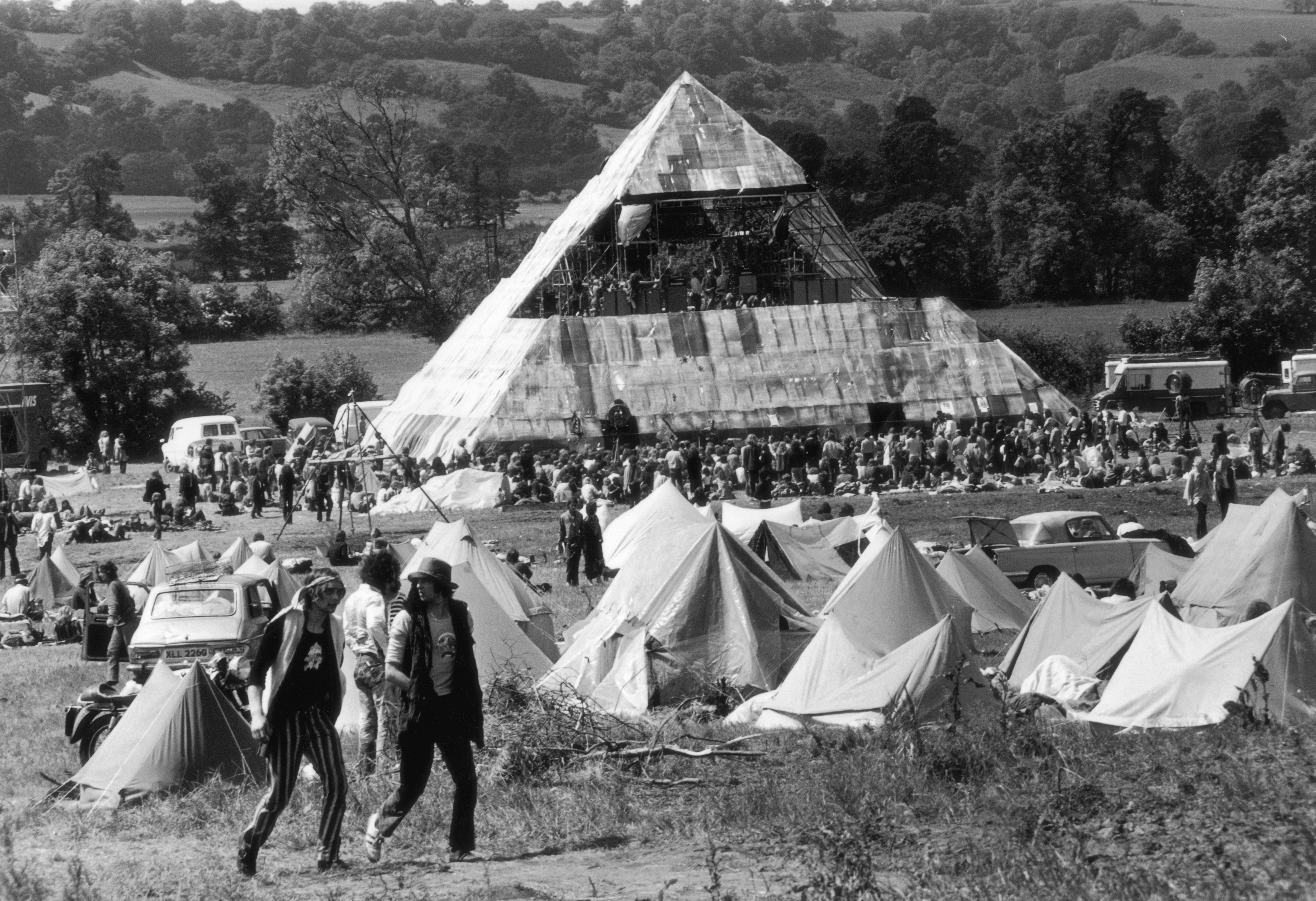 June: Glastonbury’s second year of operation is remembered for David Bowie’s first appearance there