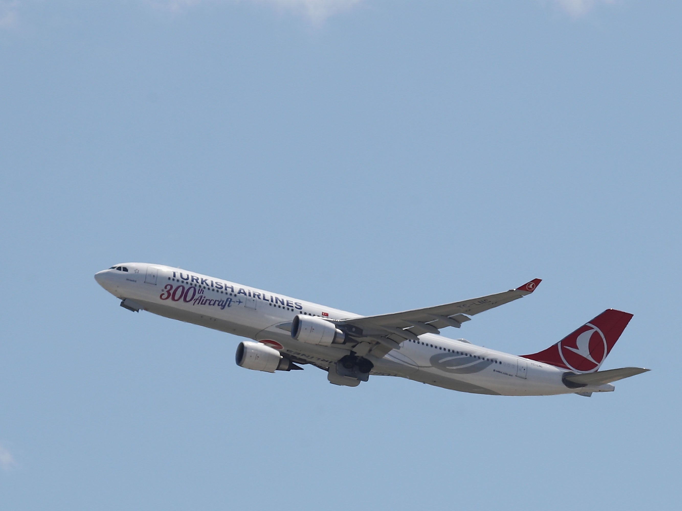 A baby was born onboard a Turkish Airlines flight