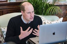 Prince William says young people are ‘shining lights’ in helping to combat climate crisis
