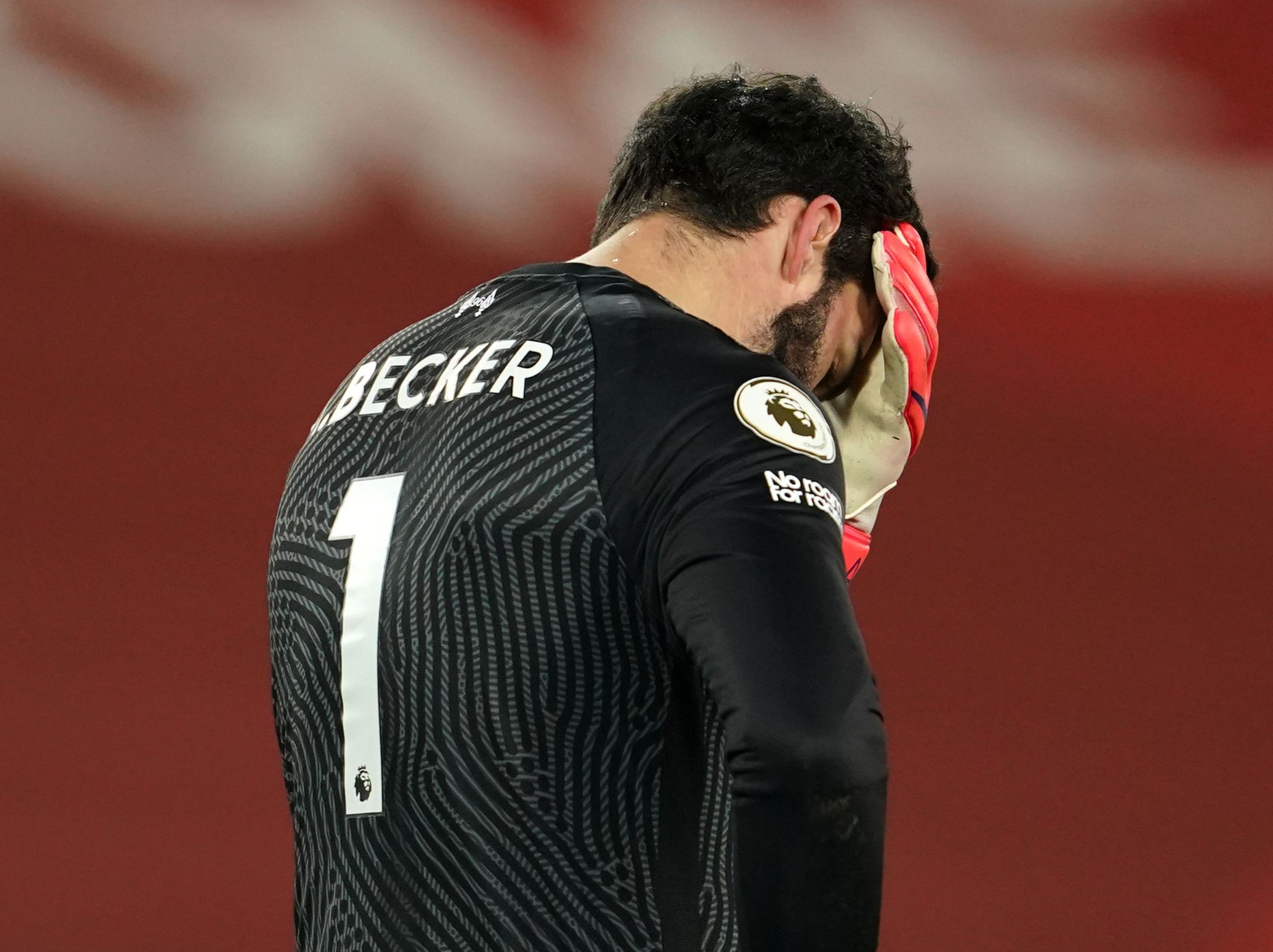 Goalkeeper Alisson turned in his worst performance in a Liverpool shirt