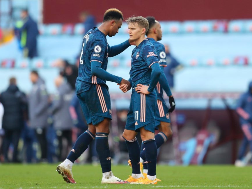 Arsenal again failed to create chances at Aston Villa