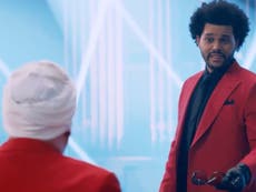 Super Bowl 2021: Face-bandaged James Corden helps The Weeknd with halftime show ideas