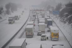 Snow, ice disrupt transport in Germany, Netherlands