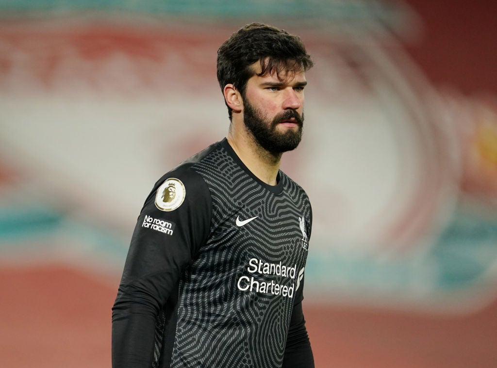 Liverpool goalkeeper Alisson Becker