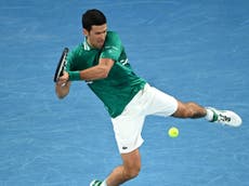 Australian Open: Novak Djokovic sears into second round alongside Dominic Thiem and Alexander Zverev