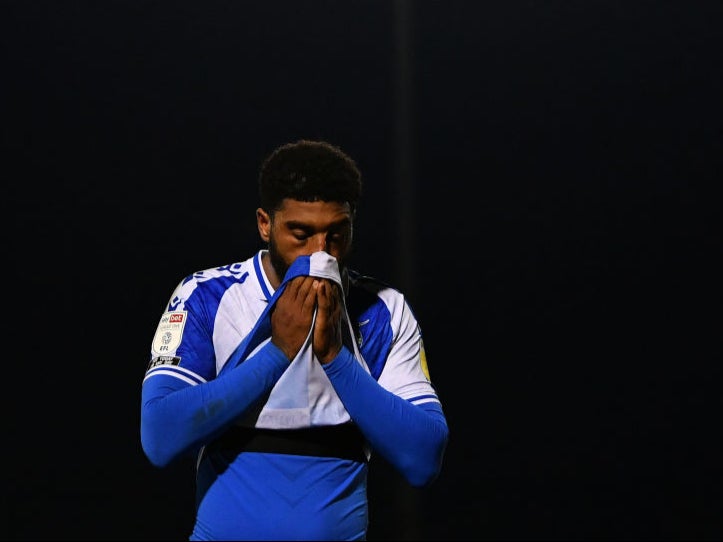 Bristol Rovers have reported racist abuse aimed at Mark Little