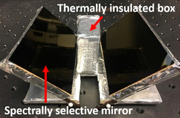 The new technology provides both radiative cooling and solar heating, all in one system and without using electricity or fuel