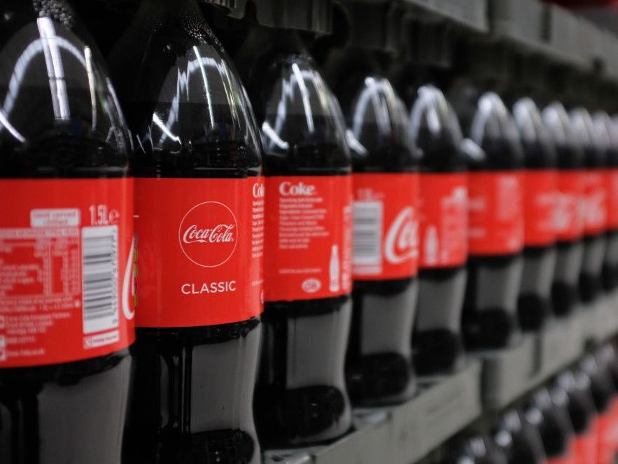 Coca-Cola are rolling out some 100 per cent recycled plastic bottles in the US this month