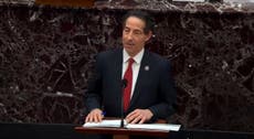 Jamie Raskin: Lead Trump impeachment prosecutor cries as he recounts terrifying Capitol attack