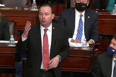 Impeachment trial – live: Trump ‘invited’ rioters to Capitol after ‘dress rehearsal’ siege in Michigan