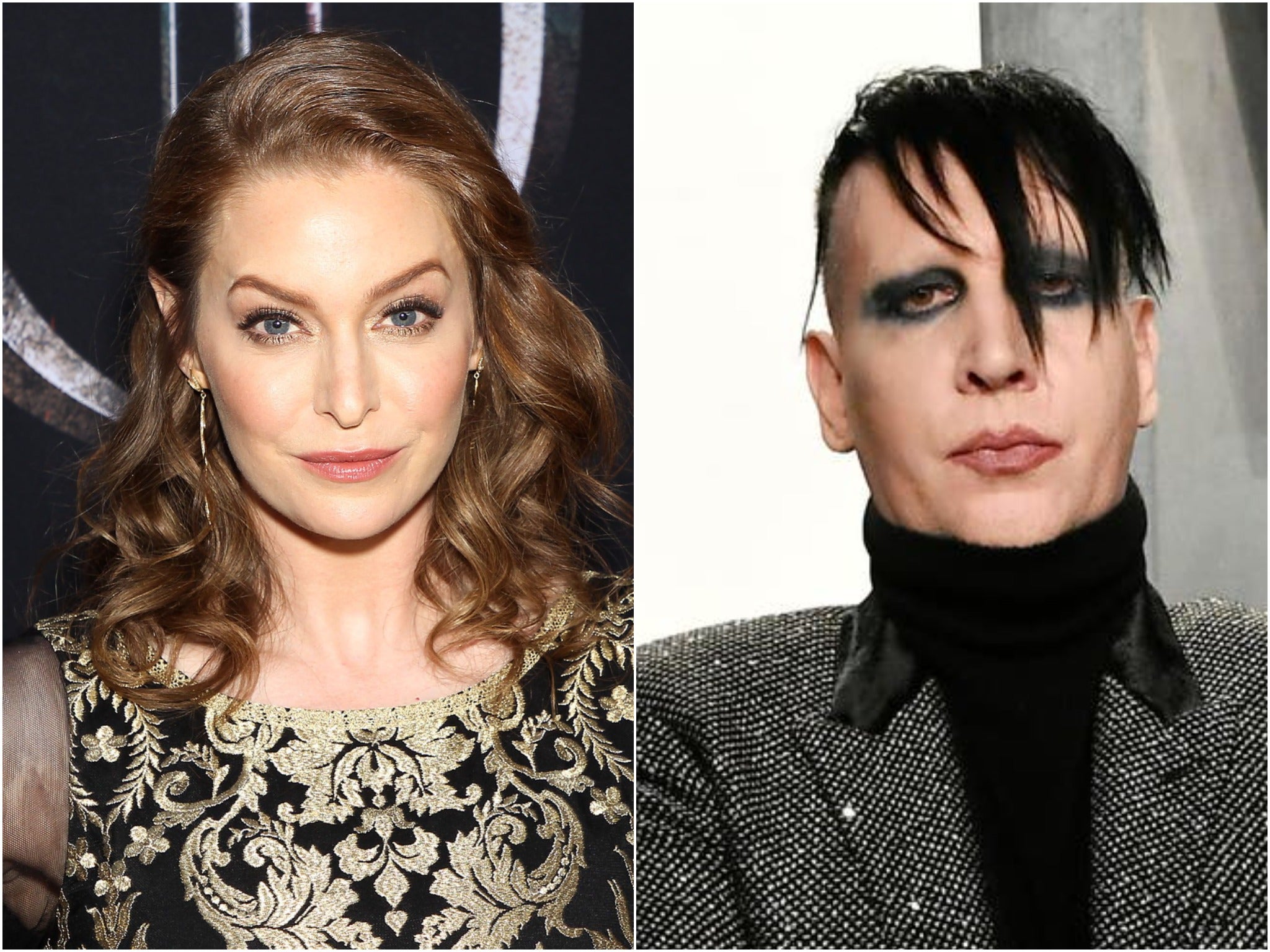 Esme Bianco and Marilyn Manson