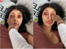 Cardi B lets two-year-old daughter Kulture give her a makeover