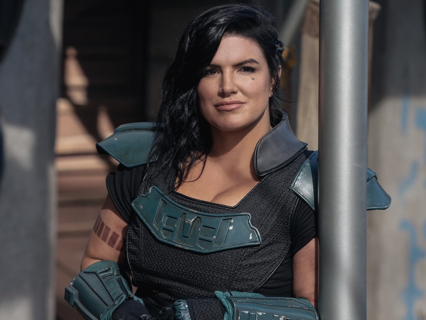 Gina Carano as reformed mercenary Cara Dune in season two of The Mandalorian