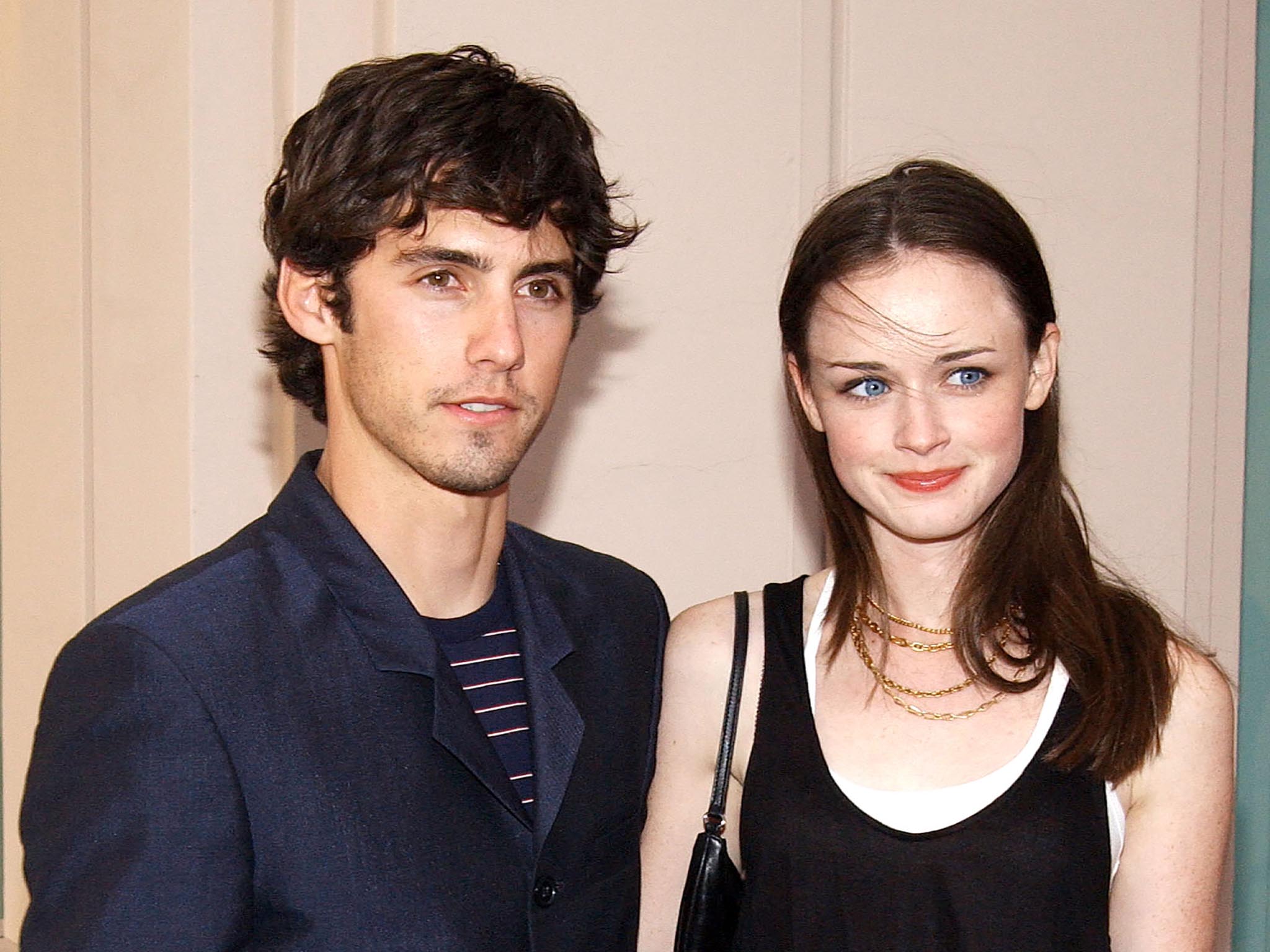 Milo Ventimiglia and his Gilmore Girls co-star Alexis Bledel in 2003