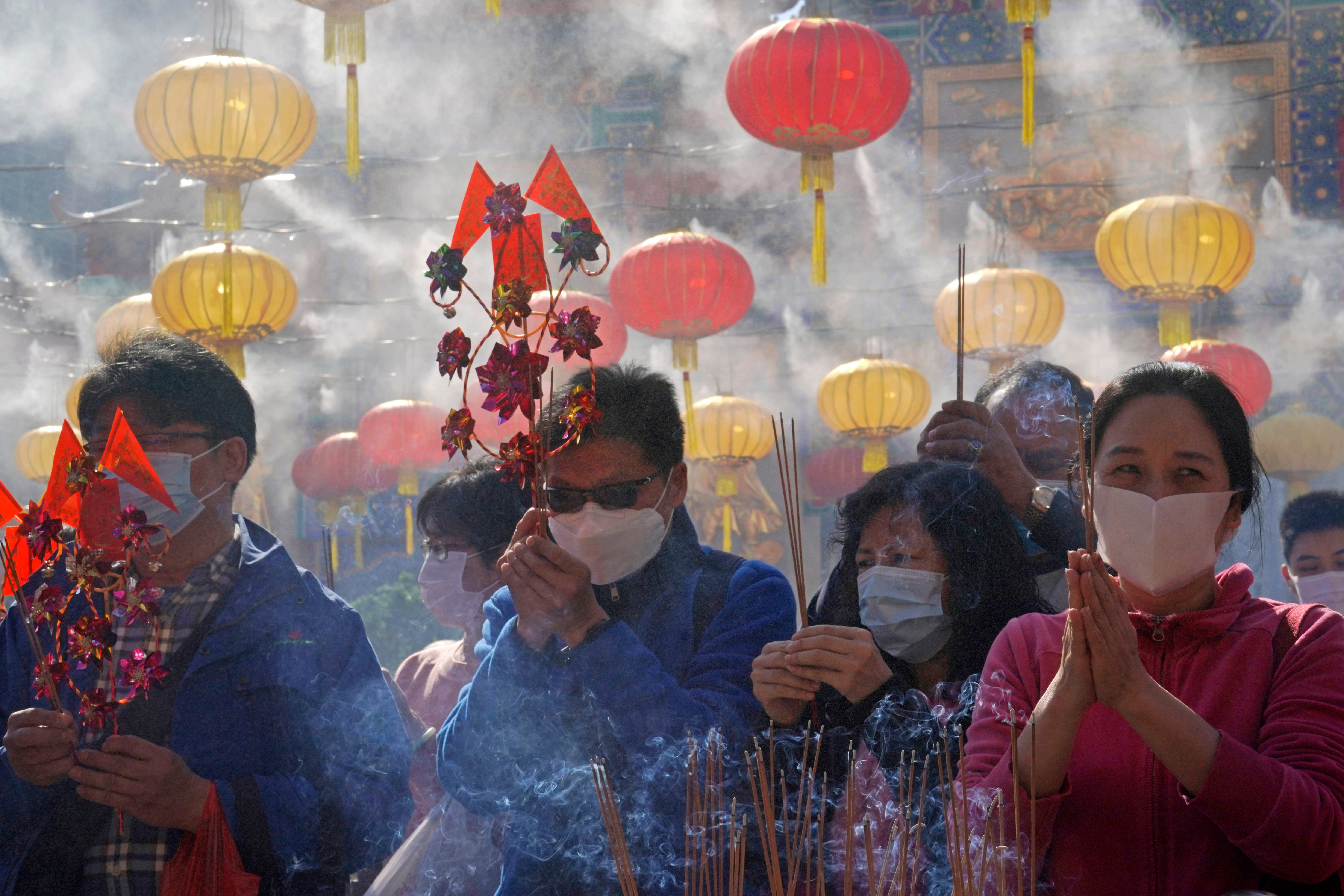 APTOPIX Hong Kong Lunar New Year