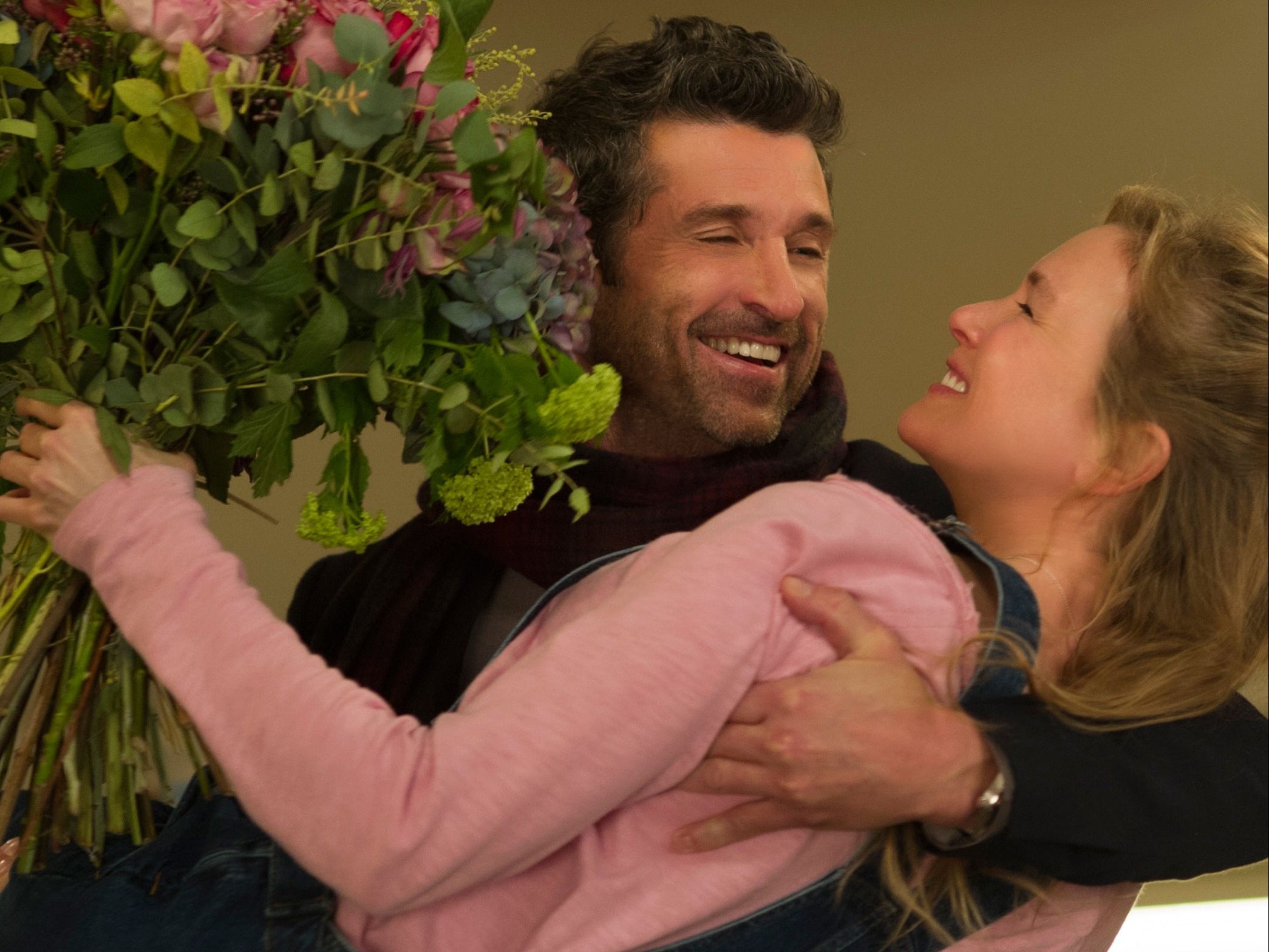 Patrick Dempsey and Renée Zellweger in Bridget Jones’s Baby