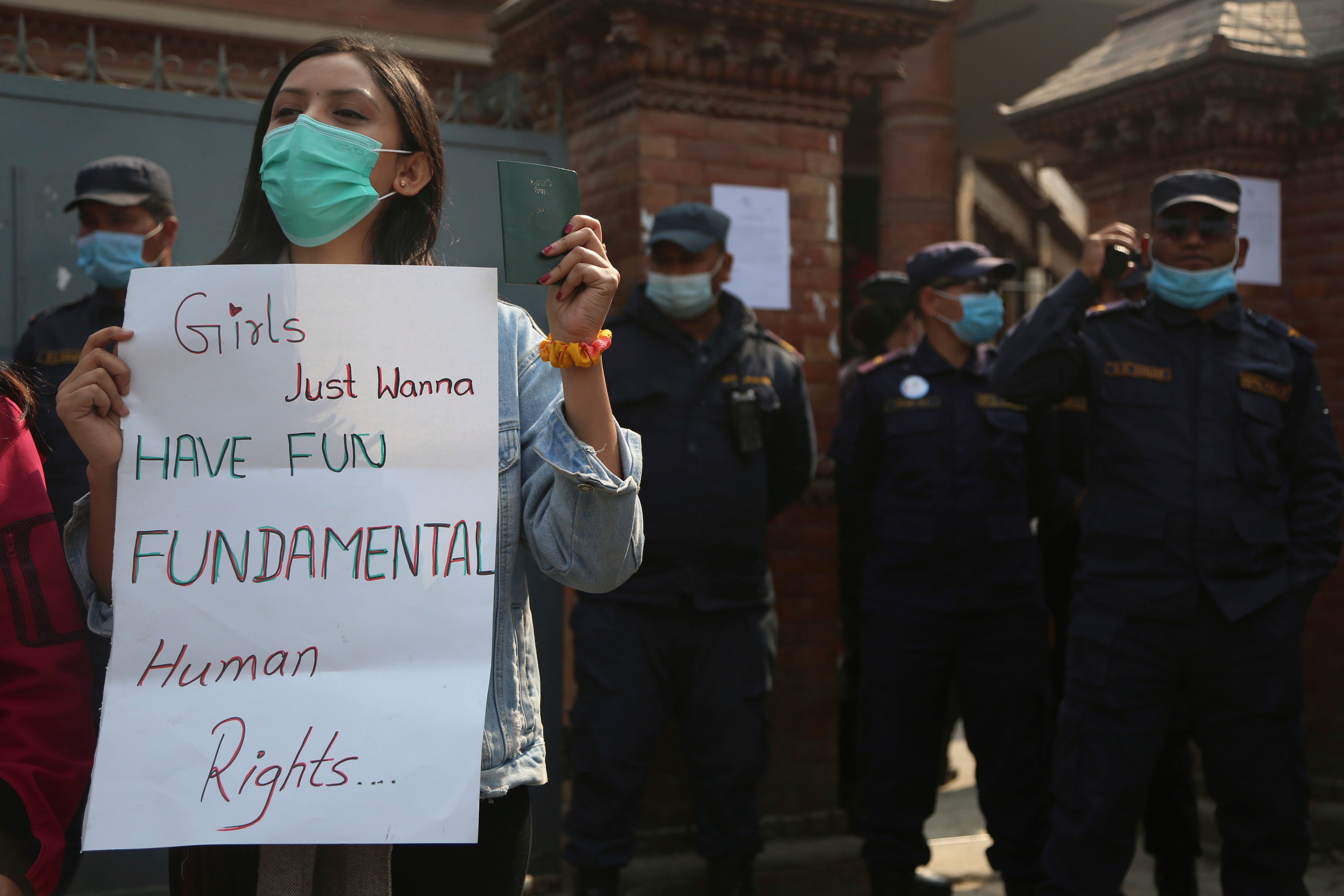 Nepal Women Protest