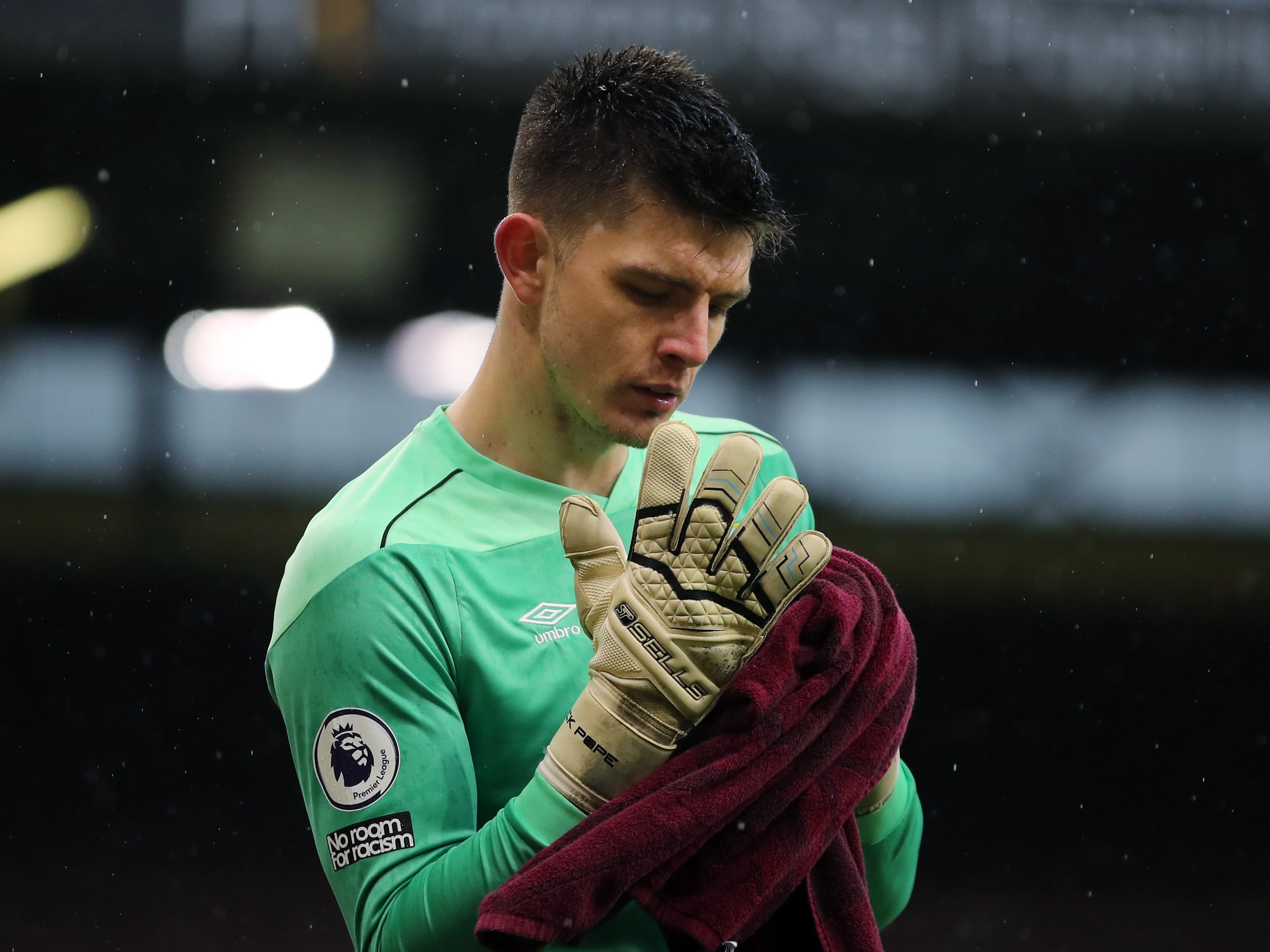 Burnley goalkeeper Nick Pope