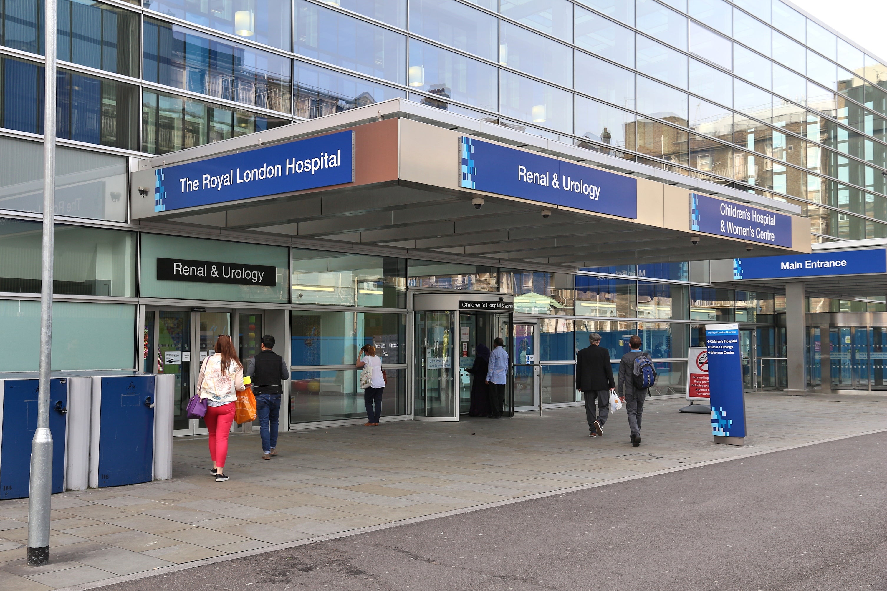 The Royal London Hospital where doctors saved James Moore’s life