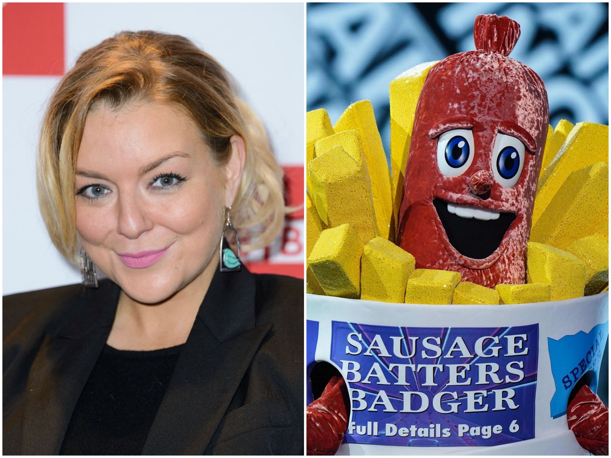 Sheridan Smith and the anthropomorphic sausage she was accused of being