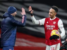 Mikel Arteta praises Arsenal’s ‘big piece of our puzzle’ Pierre-Emerick Aubameyang