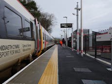 Village welcomes first train in 56 years as new station opens