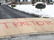 ‘Traitor’ spray-painted onto Trump impeachment attorney Michael van der Veen’s home