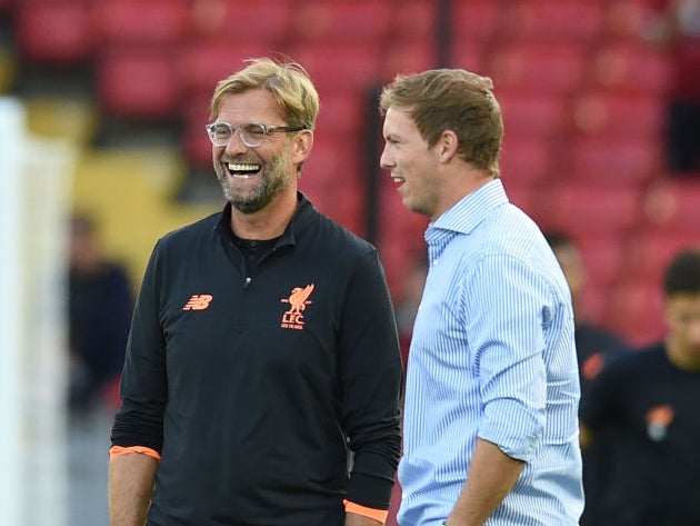 Jurgen Klopp and Julian Nagelsmann