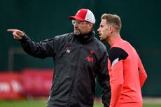 ‘It is down to the players’: Jordan Henderson leaps to Jurgen Klopp’s defence amid Liverpool slump