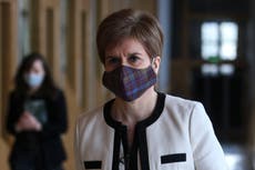 Covid news - live: 1.7m added to ‘high risk’ shielding list as Sturgeon says schools go back on Monday
