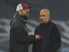 Manchester City boss Pep Guardiola expresses sympathy for Liverpool rival Jurgen Klopp