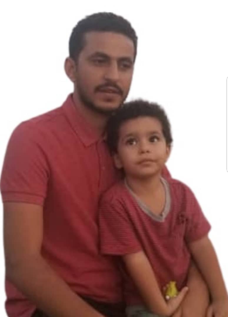 Maged Alawag and his son Obad Alawag pictured in an undated photo. Maged was told his family could not enter the US after winning a 2017 diversity visa because of the Trump administration's travel ban.