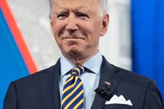 Biden says he’s ‘tired’ of talking about Trump and that he is only president not to call him