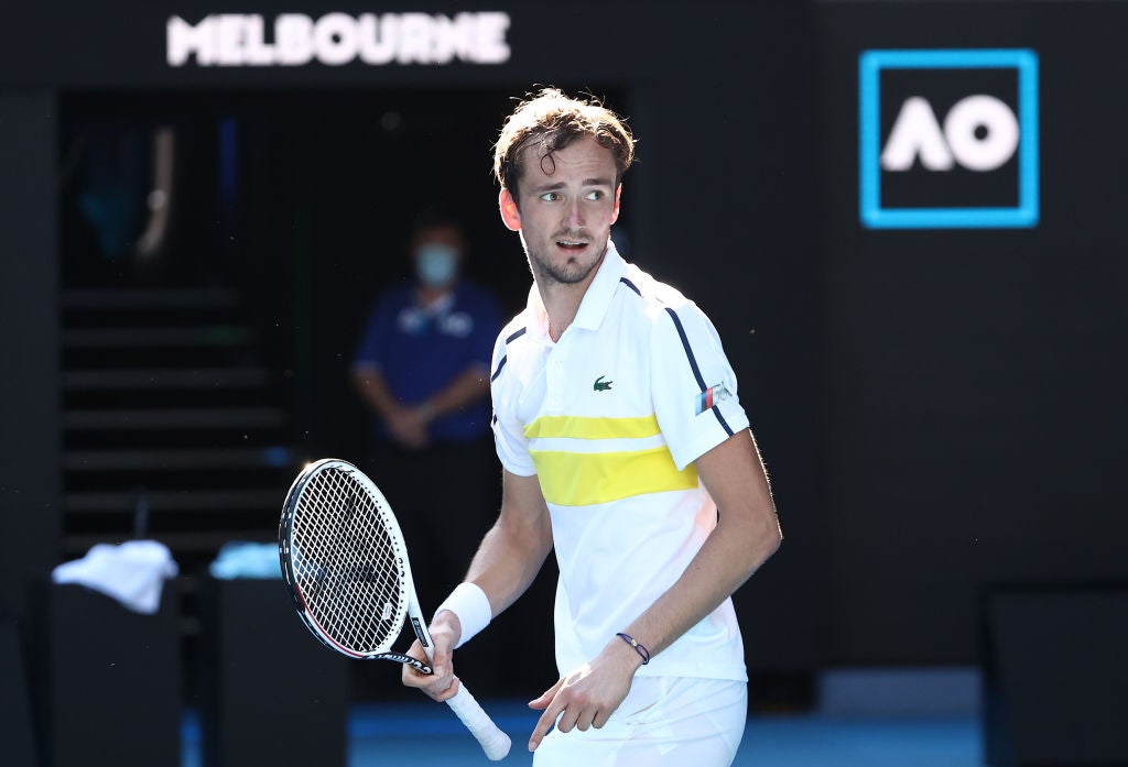 Daniil Medvedev is into the semi-finals in Melbourne