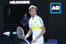 Daniil Medvedev dominates compatriot Andrey Rublev to advance to Australian Open semi-finals